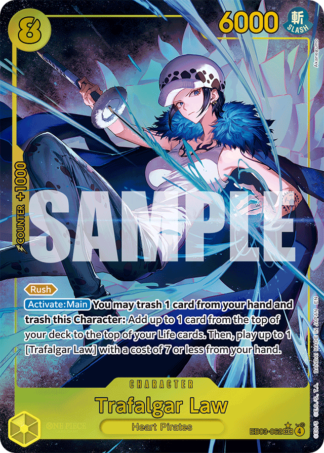 Trafalgar Law - EB03-062 - Secret Rare (Alternate Art) - Heroines Edition