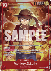 Monkey.D.Luffy - ST10-006 - Super Rare (Treasure Booster Alt Art) - Ultra Deck: The Three Captains
