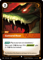 Guttural Roar - 072/166 - Common - Vendetta