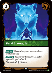 Feral Strength - 034/221 - Common - Spiritforged