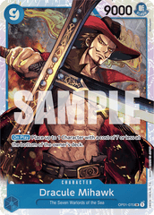 Dracule Mihawk - OP01-070 - Super Rare (Reprint) - Romance Dawn