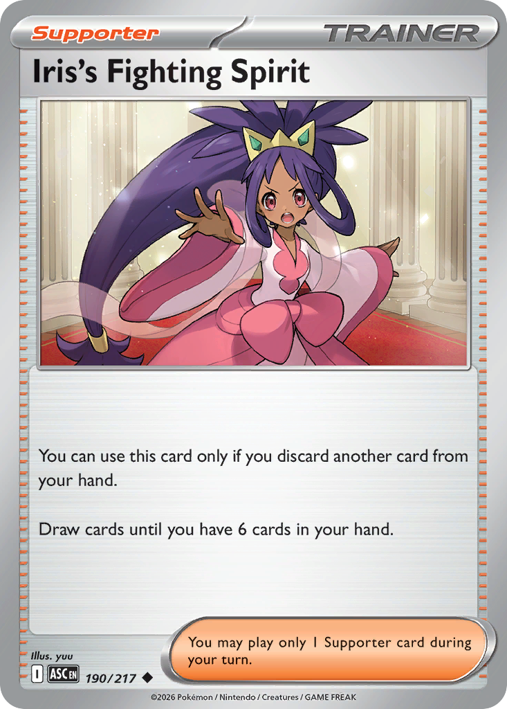 Iris's Fighting Spirit - 190/217 - Ascended Heroes