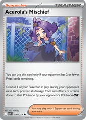 Acerola's Mischief - 180/217 - Ascended Heroes