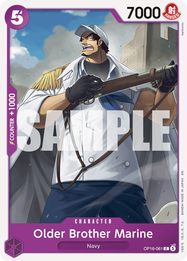 Older Brother Marine - OP16-061 - Common - The Time Of Battle