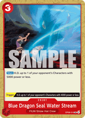 Blue Dragon Seal Water Stream - OP06-019 - Uncommon - Wings of the Captain