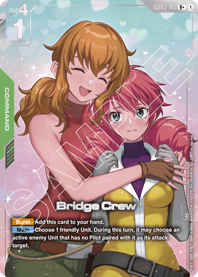 Bridge Crew - GD03-105 - Rare (Alternate Art) - Steel Requiem