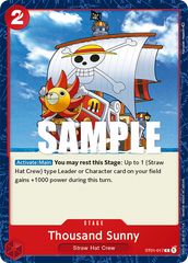 Thousand Sunny - ST01-017 - Common - Straw Hat Crew