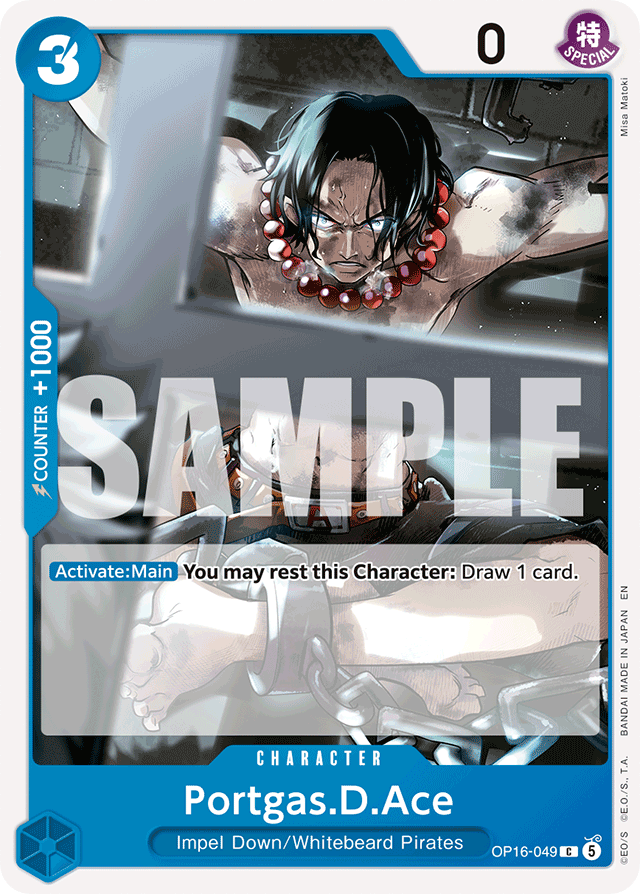 Portgas.D.Ace - OP16-049 - Common - The Time Of Battle