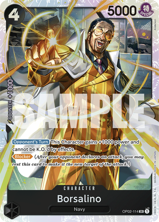Borsalino - OP02-114 - Super Rare (Reprint) - Paramount War