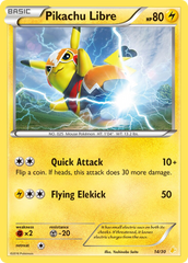 Pikachu Libre - 14/30 - XY Trainer Kit Pikachu Libre