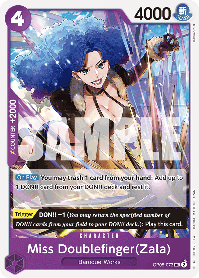 Miss Doublefinger(Zala) - OP05-073 - Uncommon (Reprint) - Awakening of the New Era