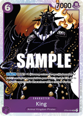 King - ST04-004 - Super Rare - Animal Kingdom