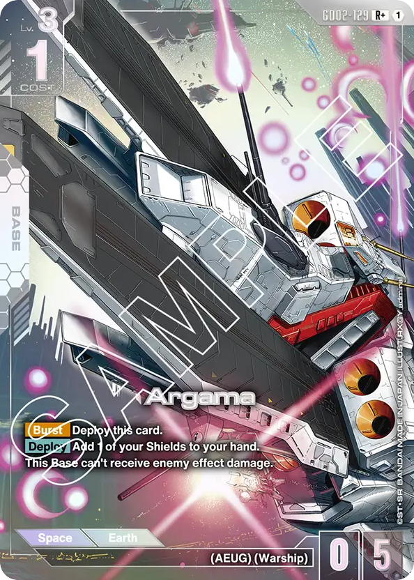 Argama - GD02-129 - Rare (Alternate Art) - Dual Impact