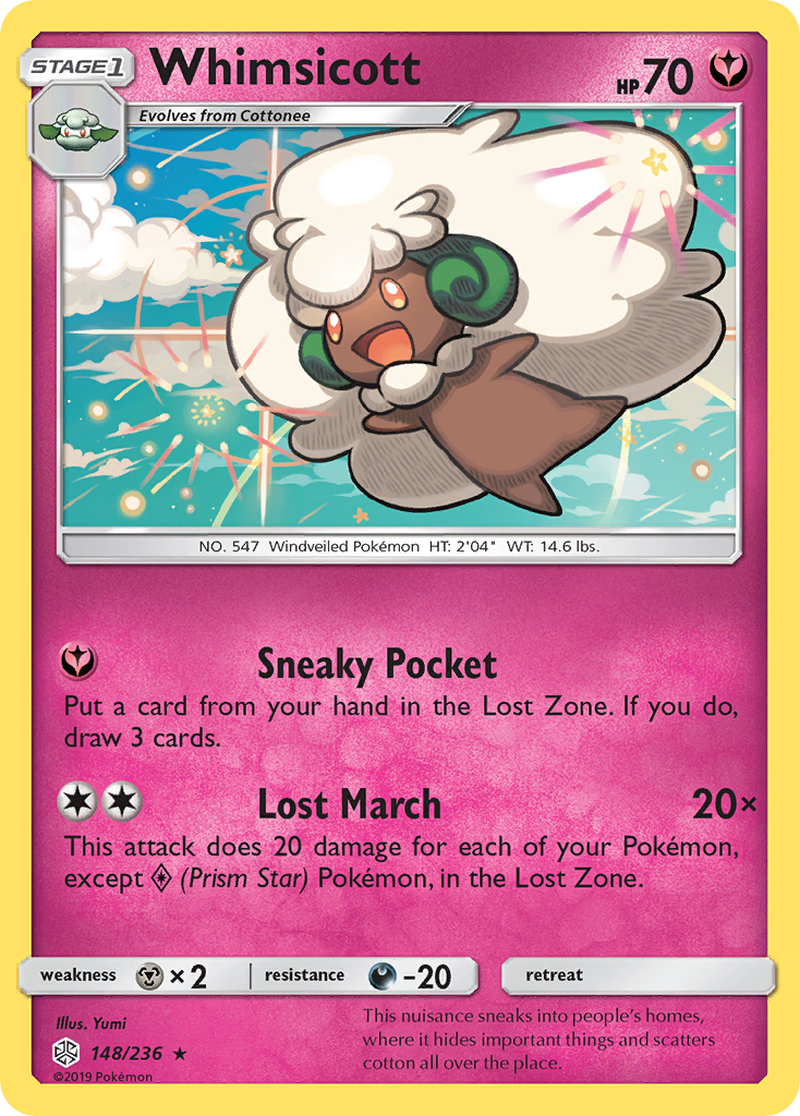 Whimsicott - 148/236 - Cosmic Eclipse