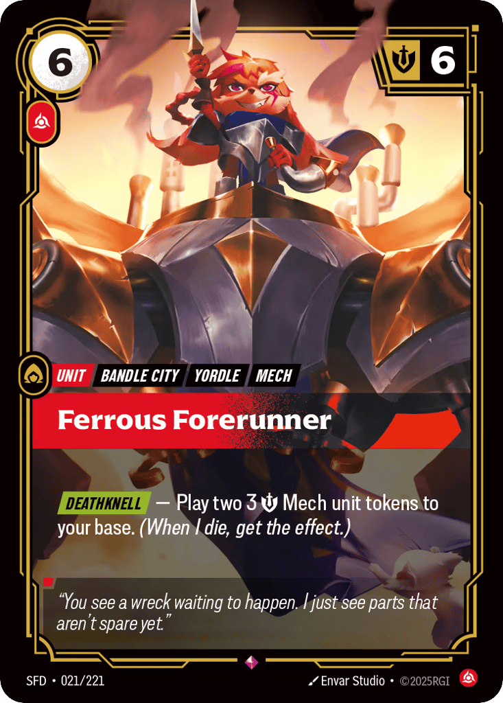 Ferrous Forerunner - 021/221 - Rare - Spiritforged