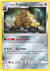 Alolan Dugtrio - 087/149 - Sun & Moon