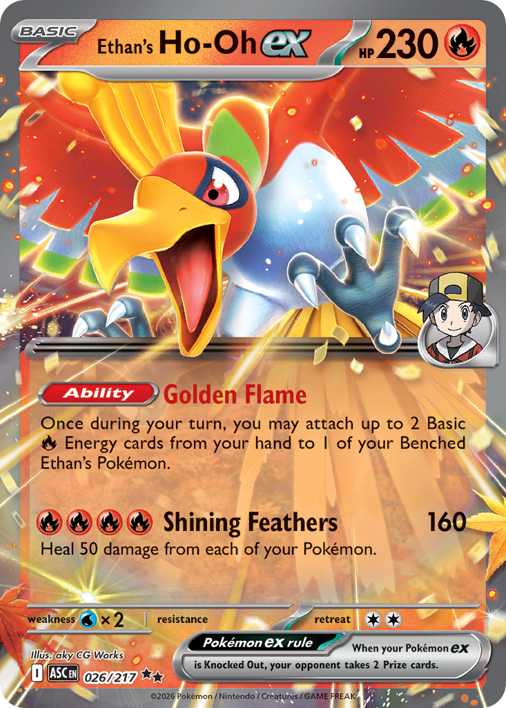 Ethan's Ho-Oh ex - 026/217 - Ascended Heroes