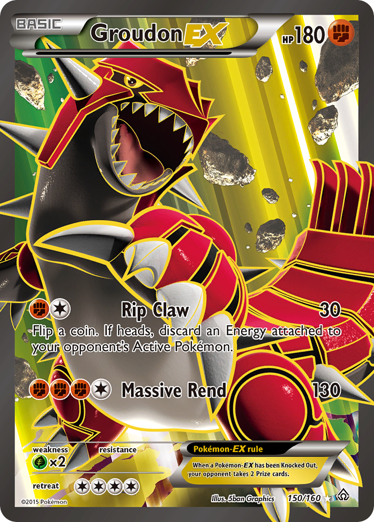 Groudon-EX - 150/160 - Primal Clash