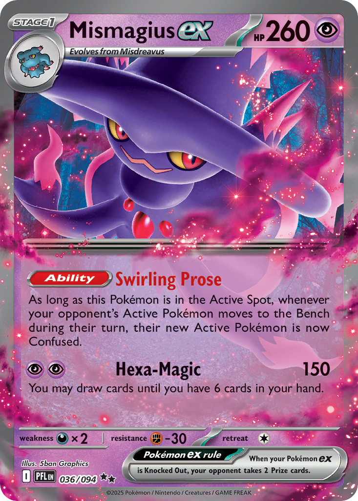 Mismagius ex - 36/94 - Phantasmal Flames