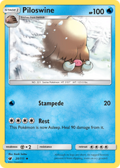 Piloswine - 020/111 - Crimson Invasion