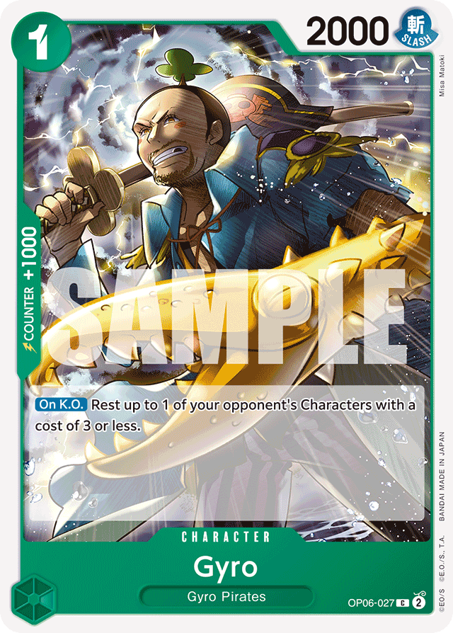 Gyro - OP06-027 - Common - Wings of the Captain