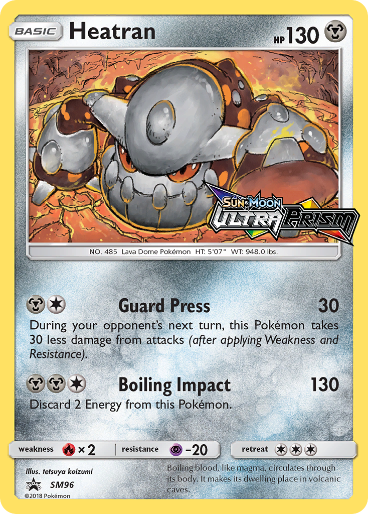 Heatran - SM96 - SM Black Star Promos
