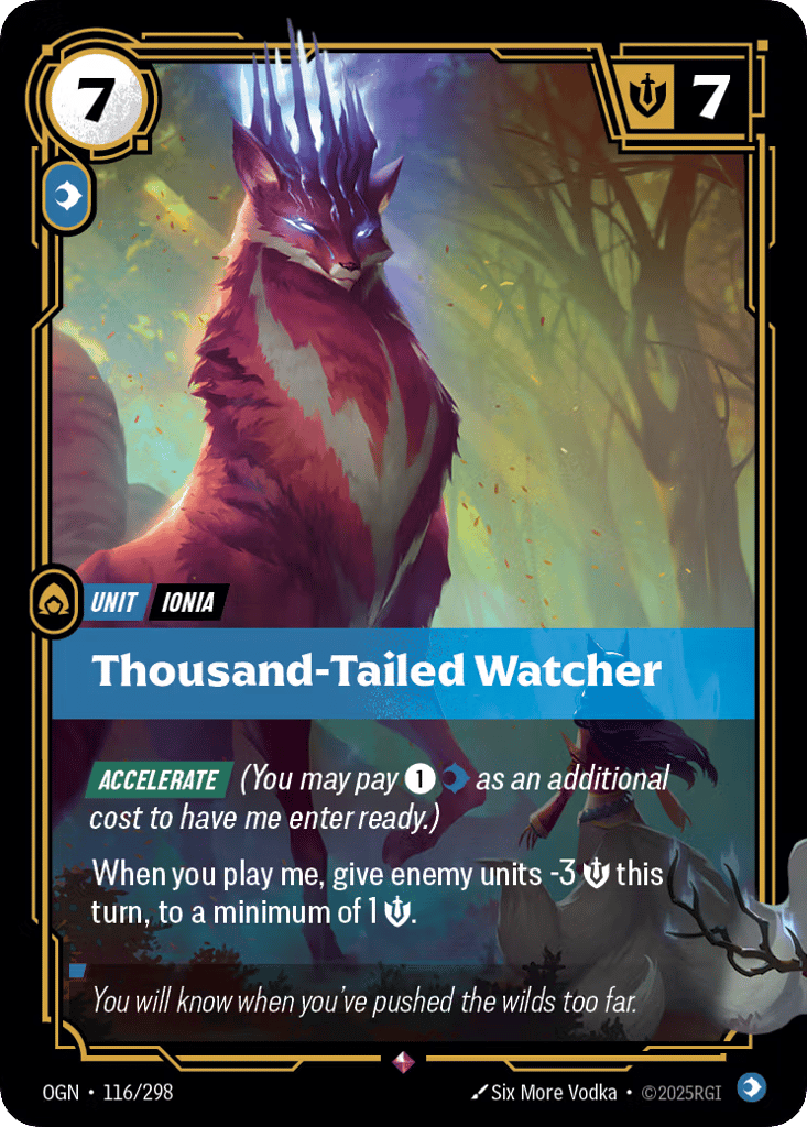 Thousand-tailed Watcher - 116/298 - Rare - Origins