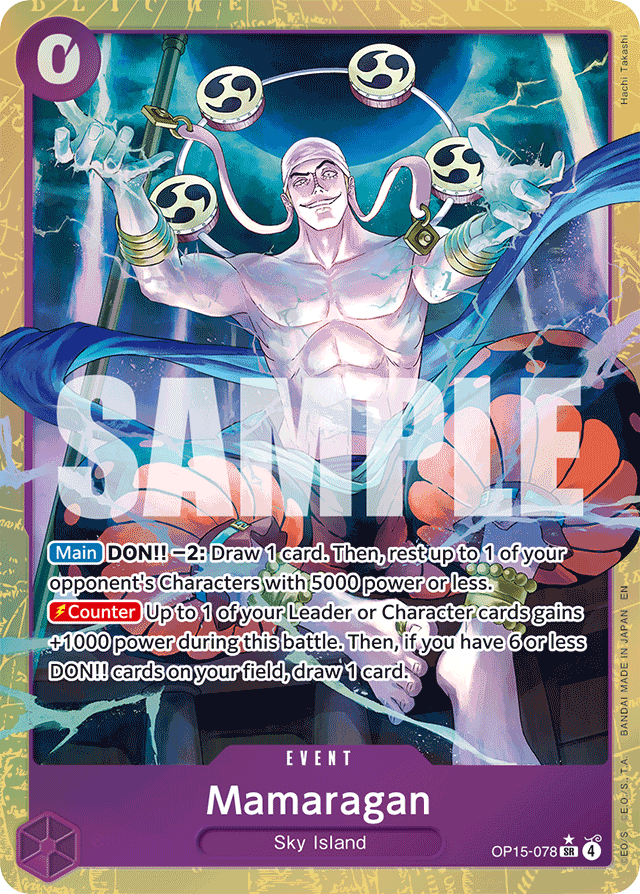 Mamaragan - OP15-078 - Super Rare (Alternate Art) - Adventure on Kami's Island