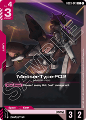 Messer Type-F02 - GD03-043 - Common - Steel Requiem