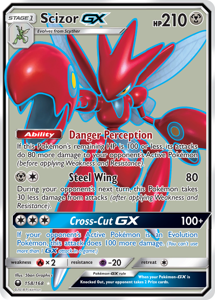 Scizor-GX - 158/168 - Celestial Storm