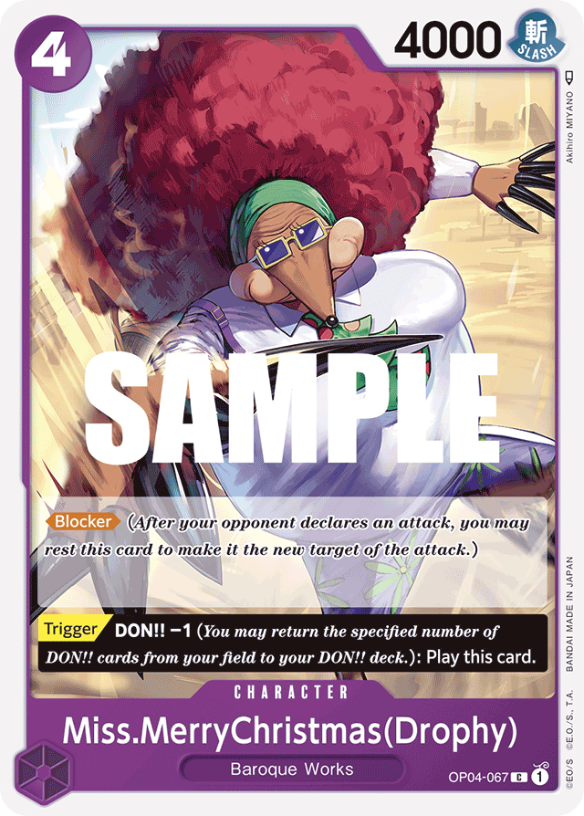 Miss.MerryChristmas(Drophy) - OP04-067 - Common - Kingdoms of Intrigue