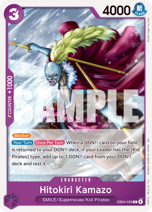 Hitokiri Kamazo - EB04-035 - Common - Egghead Crisis