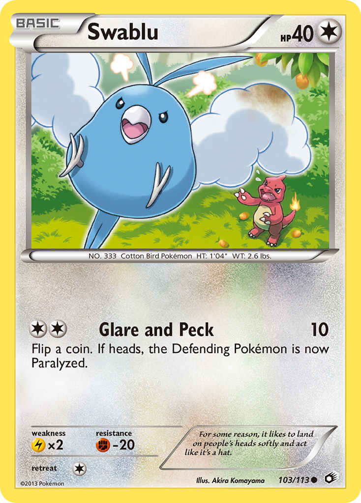 Swablu - 103/113 - Legendary Treasures