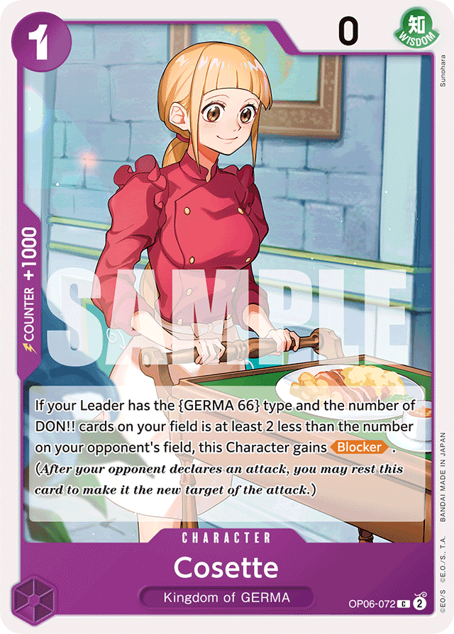 Cosette - OP06-072 - Common - Wings of the Captain