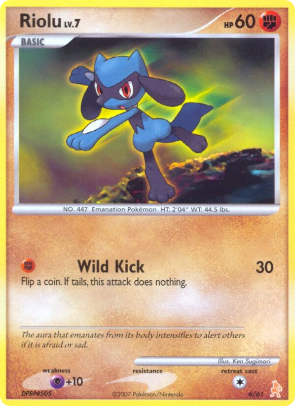 Riolu - 06/11 - DP Trainer Kit Lucario