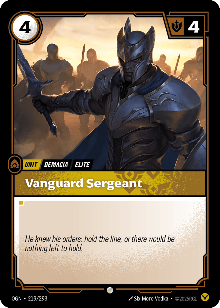 Vanguard Sergeant - 219/298 - Common - Origins