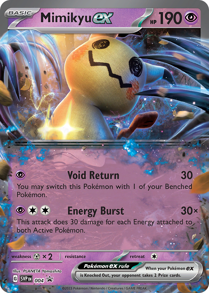 Mimikyu ex - 004 - Scarlet & Violet Black Star Promos
