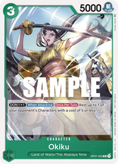 Okiku - OP01-035 - Rare (Tournament Pack Vol4Alt Art) - Romance Dawn