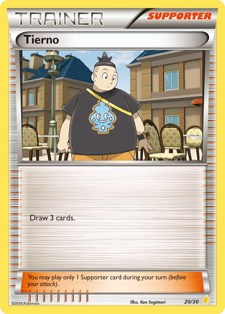 Tierno - 20/30 - XY Trainer Kit Pikachu Libre