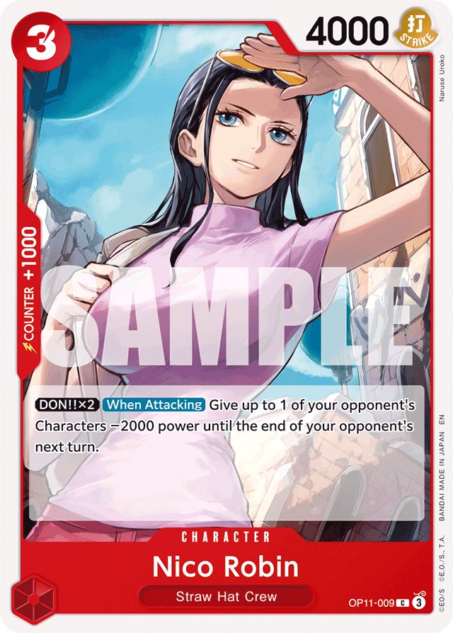 Nico Robin - OP11-009 - Common - A Fist Of Divine Speed