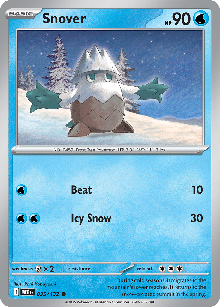 Snover - 035/132 - Mega Evolution