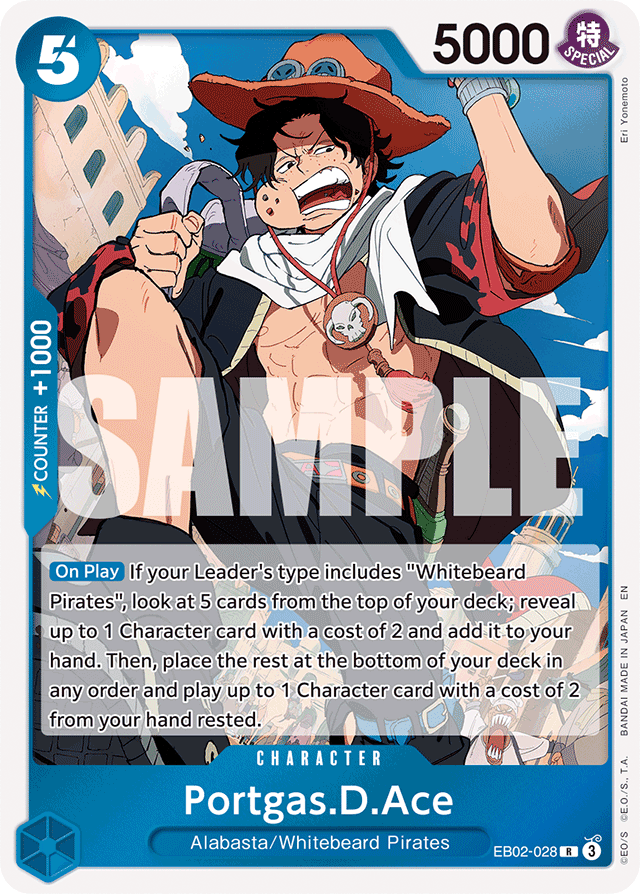 Portgas.D.Ace - EB02-028 - Rare - Anime 25th Collection
