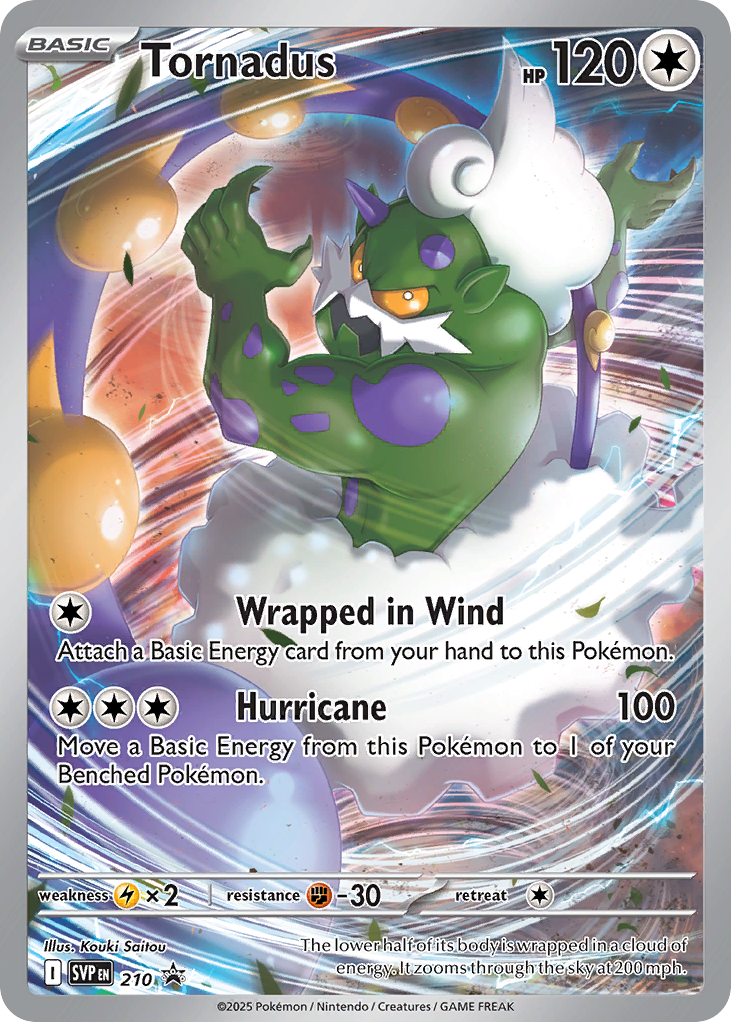 Tornadus - 210 - Scarlet & Violet Black Star Promos
