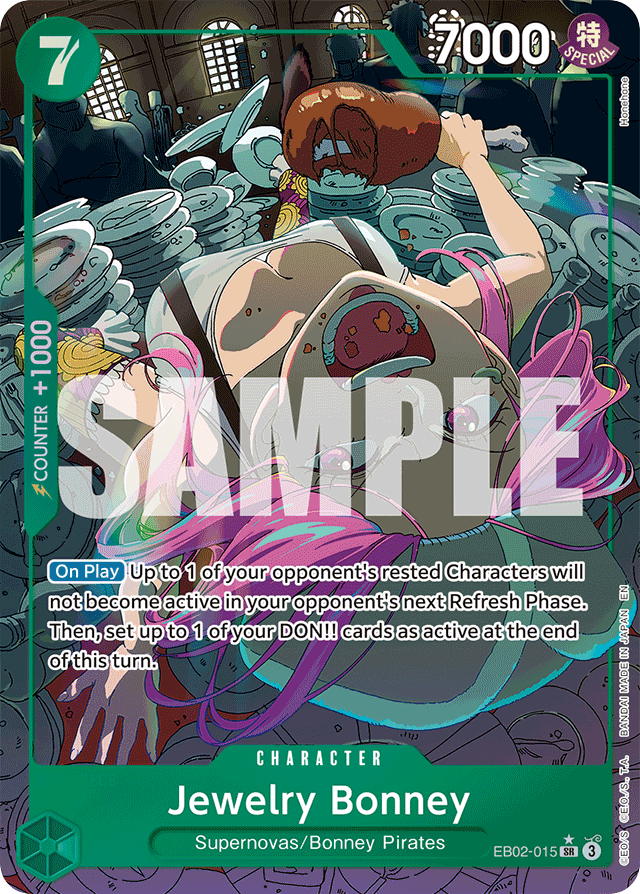 Jewelry Bonney - EB02-015 - Super Rare (Alternate Art) - Anime 25th Collection