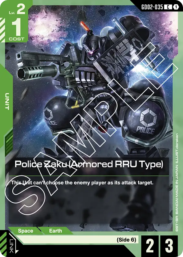 Police Zaku (Armored RRU Type) - GD02-035 - Common - Dual Impact