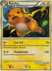 Raichu - 30/30 - HGSS Trainer Kit Raichu