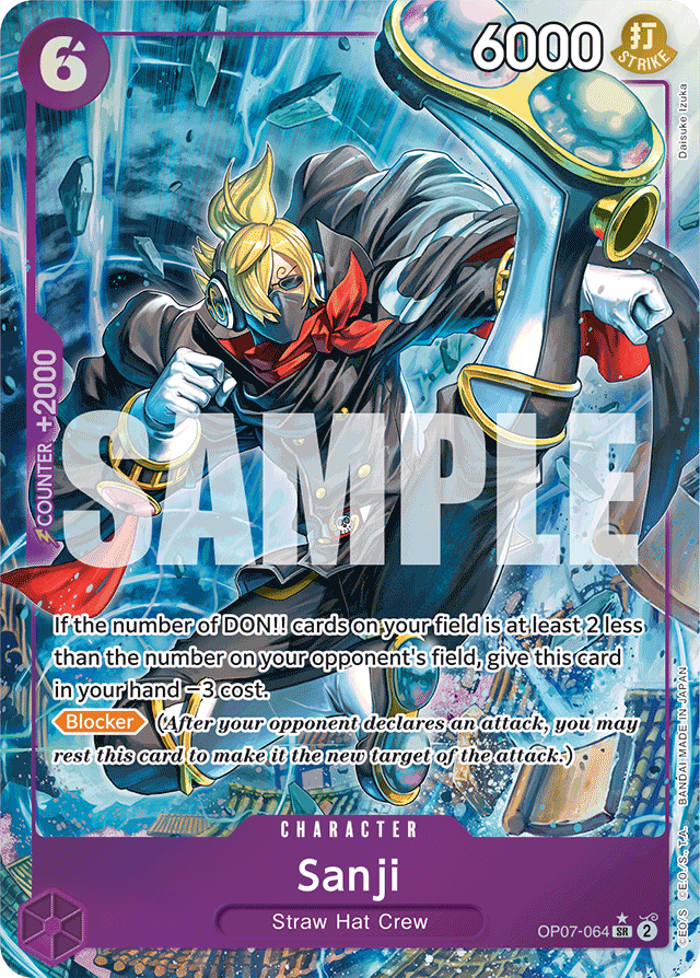 Sanji - OP07-064 - Super Rare (Alternate Art) - 500 Years In The Future
