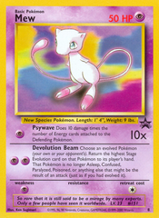 Mew - 8 - Wizards Black Star Promos
