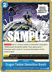 Dragon Twister Demolition Breath - OP04-057 - Uncommon - Kingdoms of Intrigue