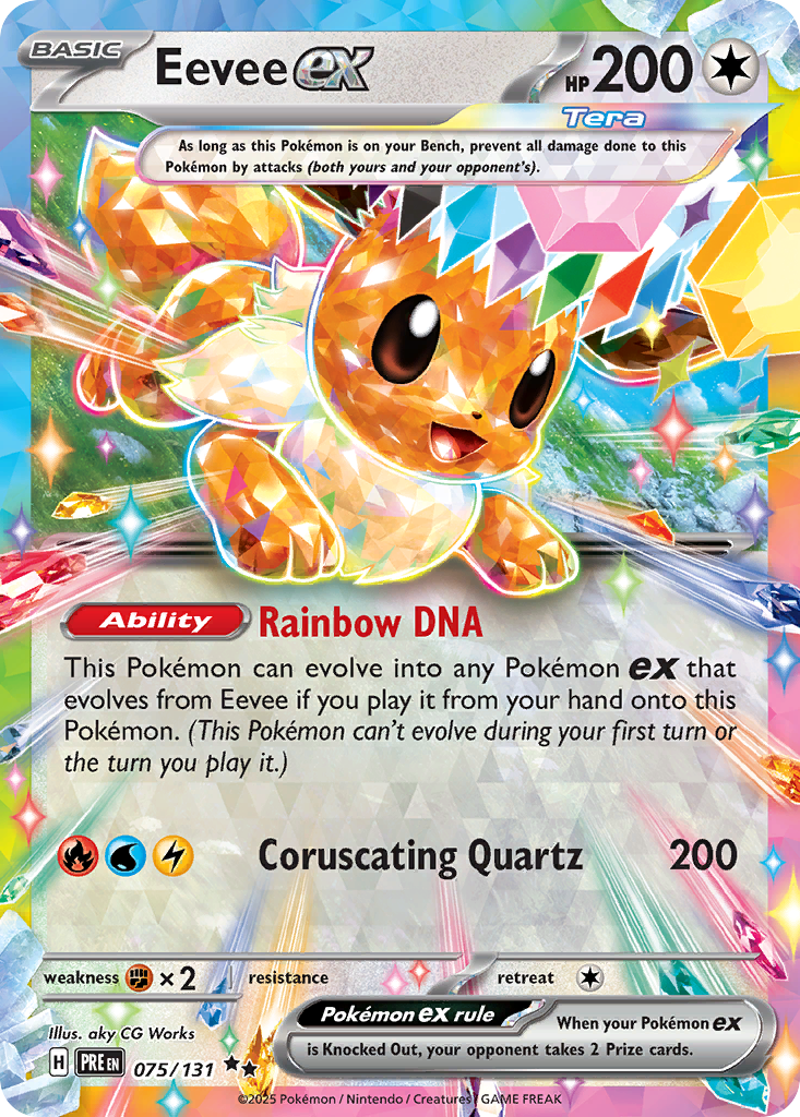 Eevee ex - 075/131 - Prismatic Evolutions